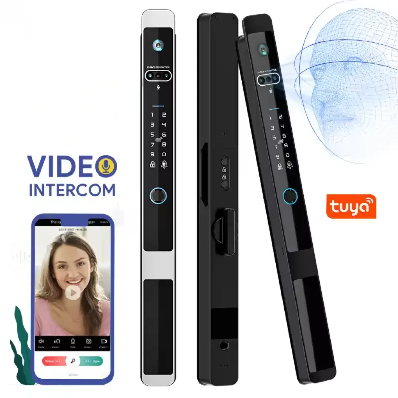 Smart Home Battery Camera - Wideodomofon z kamerą, wodoodporny IP65, automatyczny,