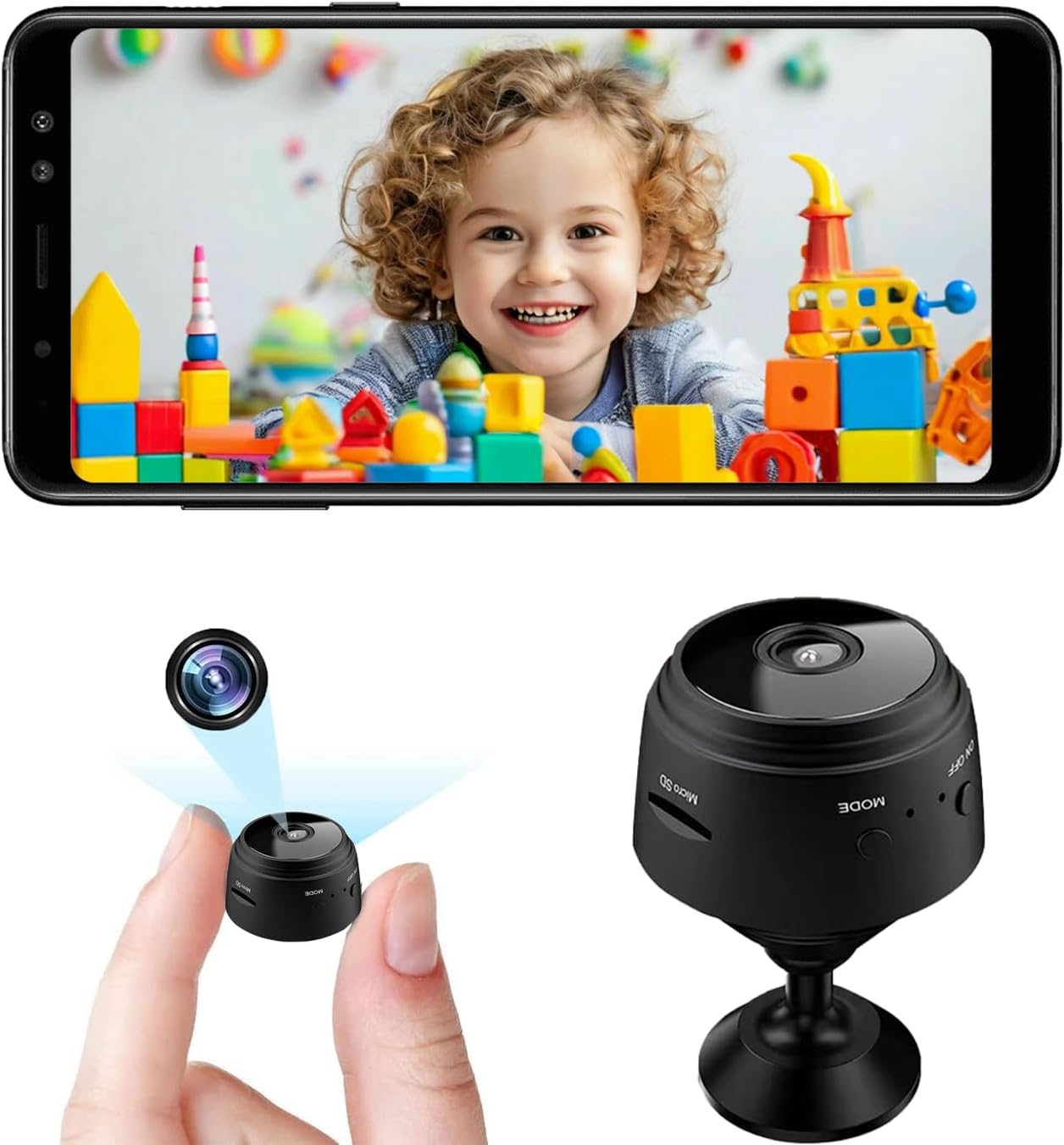 Smart Home Outdoor Camera - Mini Kamera Bezpieczeństwa, 1080P HD WiFi