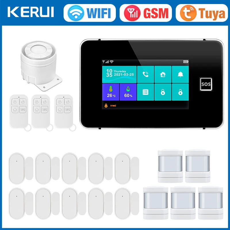 Smart Home Ecosystems - KERUI G60B WIFI GSM Alarm System