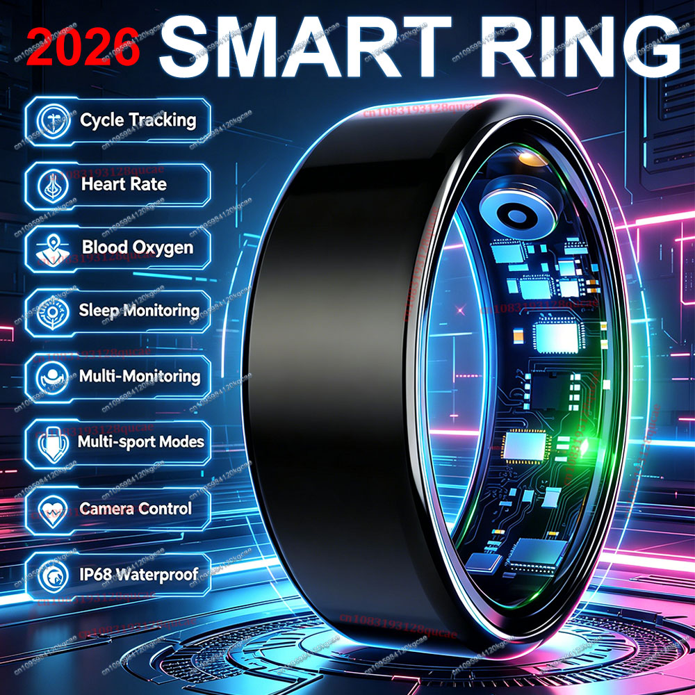 Smart Home Trainer - Inteligentny Pierścień 2026 Monitorowanie Tętna Ciśnienia