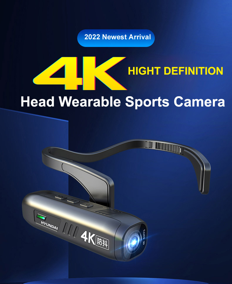 Smart Home Cctv - Inteligentna kamera sportowa 5K do noszenia