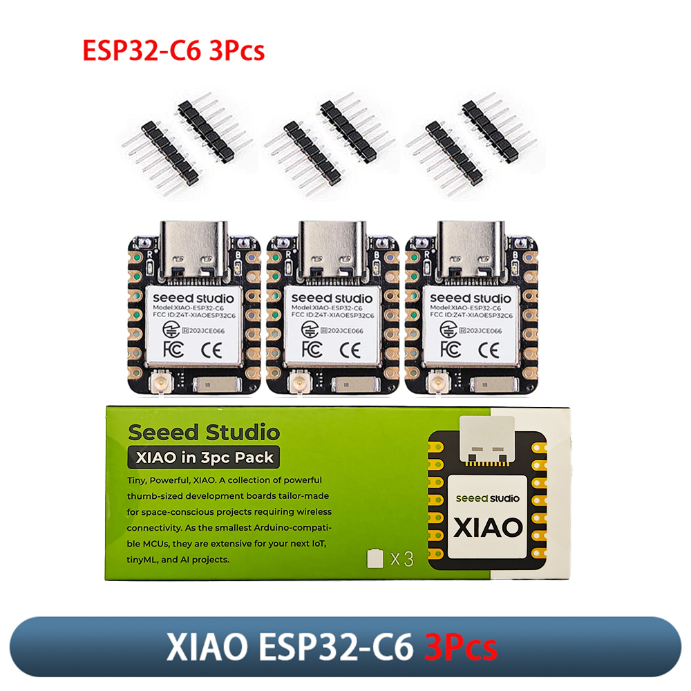 Smart Home Ecosystems - XIAO ESP32-C6 3 szt. Moduł Płytki