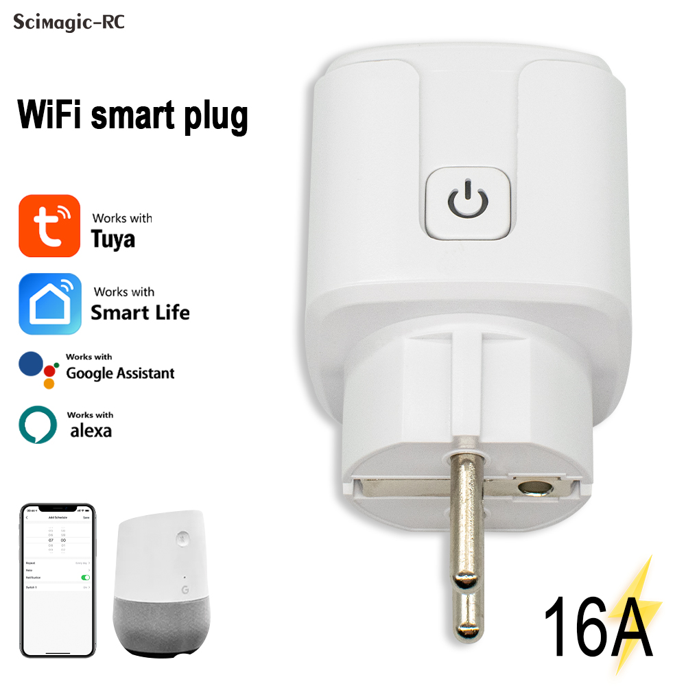 Smart Home Monitoring - Inteligentne gniazdko WiFi Tuya 16A z