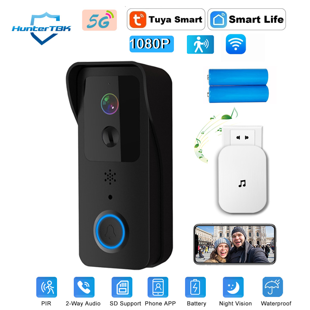 Smart Home Video Doorbell Enhanced Security With Smart Doorbell - Kamera dzwonkowa WiFi 1080P HD z