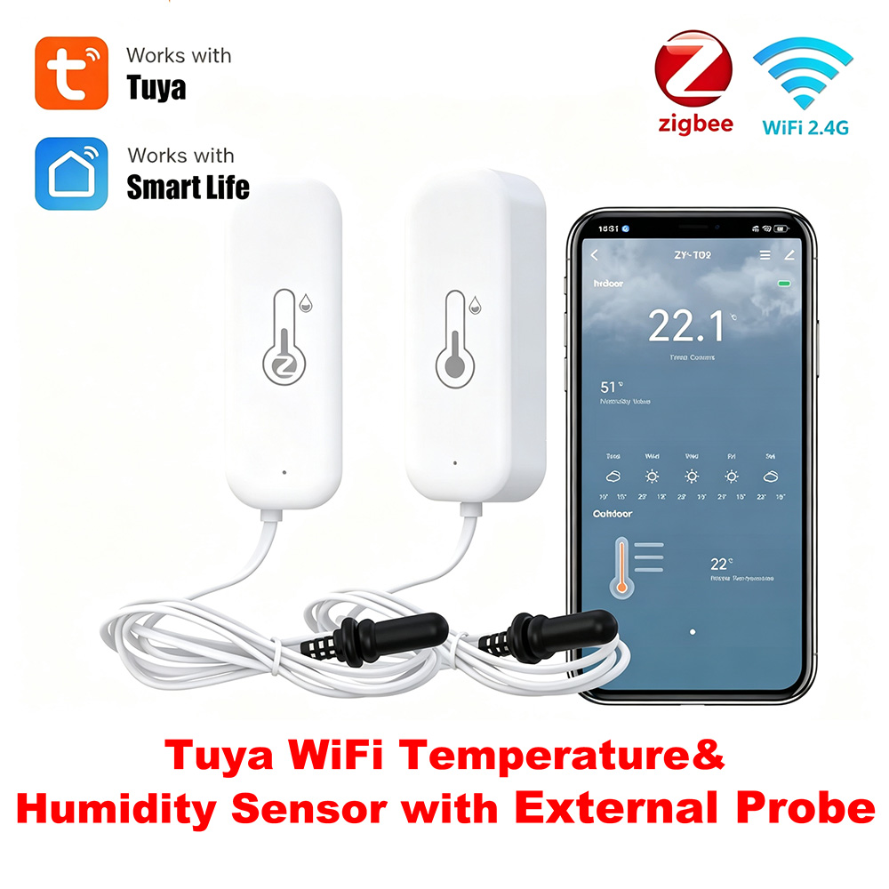 Smart Home Kitchen - Czujnik temperatury i wilgotności Tuya Zigbee