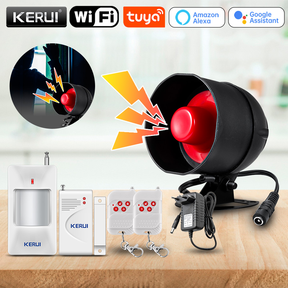 Smart Home Ecosystems - KERUI Tuya Inteligentny Bezprzewodowy System Alarmowy