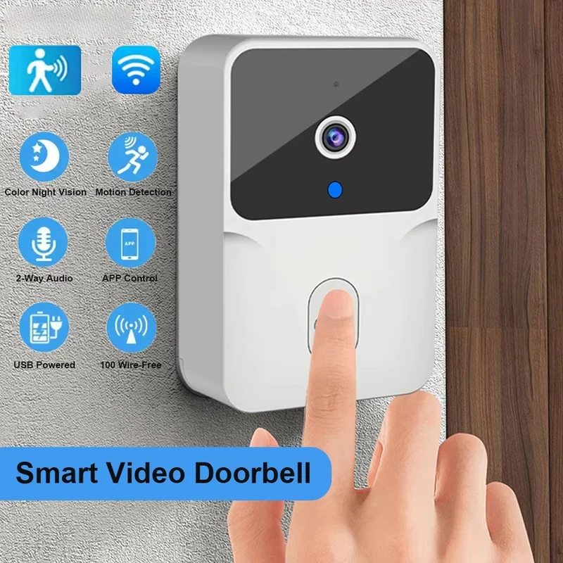 Smart Home Video Doorbell Enhanced Security With Smart Doorbell - Inteligentny dzwonek do drzwi WiFi z