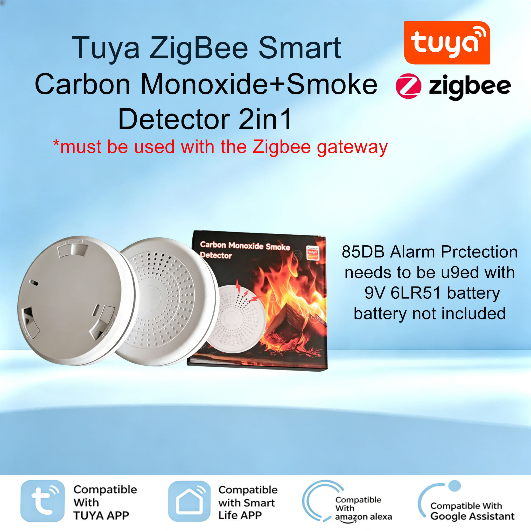 Smart Smoke Detector - Inteligentny alarm kompozytowy ZigBee na dym