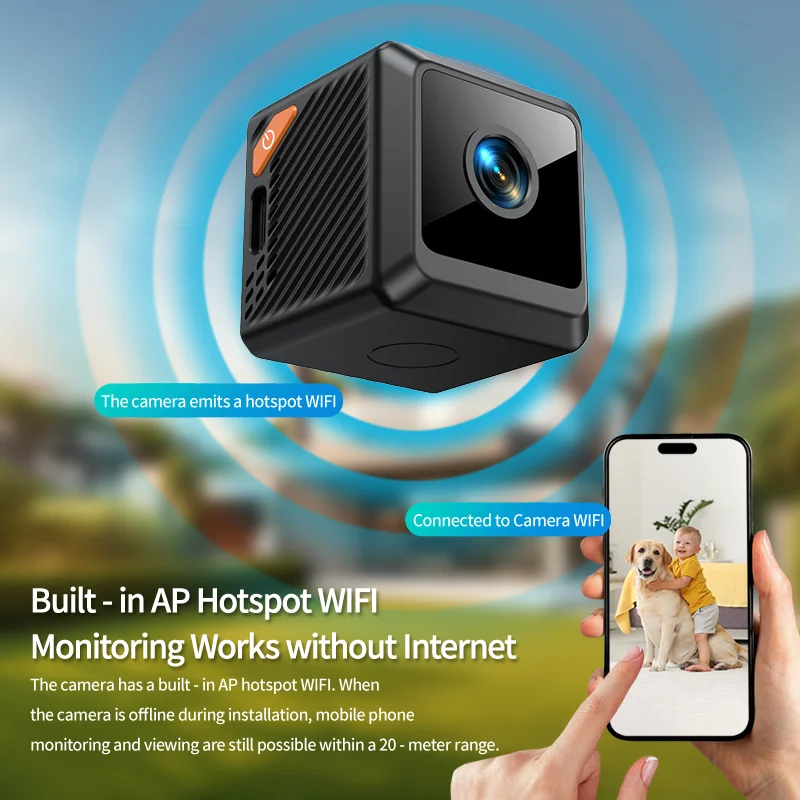 Smart Home Cctv - W02 1080P mini kamera bezpieczeństwa do