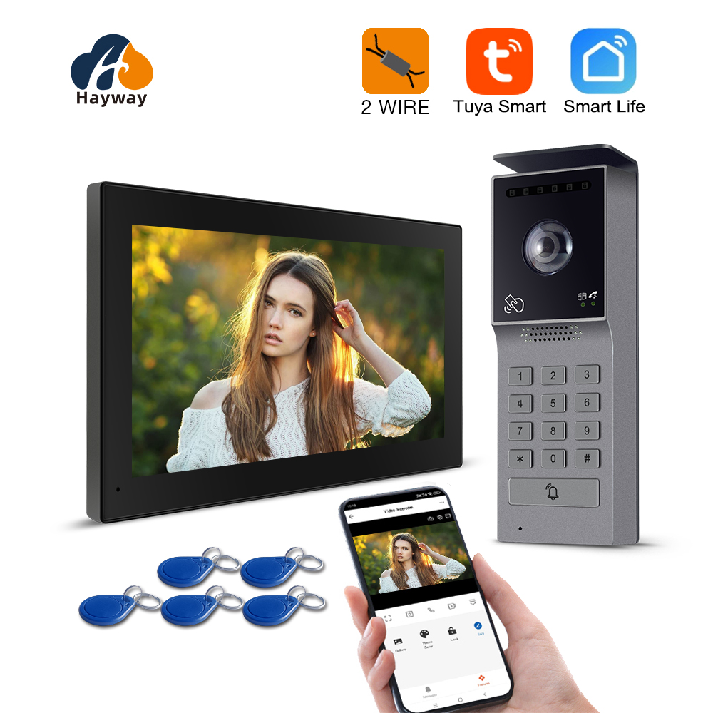 Smart Home Video Doorbell Enhanced Security With Smart Doorbell - Tuya WiFi Inteligentny Dom Wideodomofon Interkom