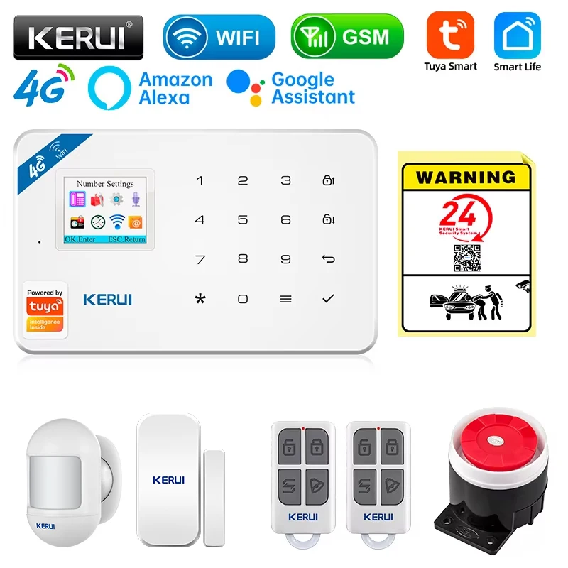 Smart Home Ecosystems - KERUI Security Alarm System Kit W184