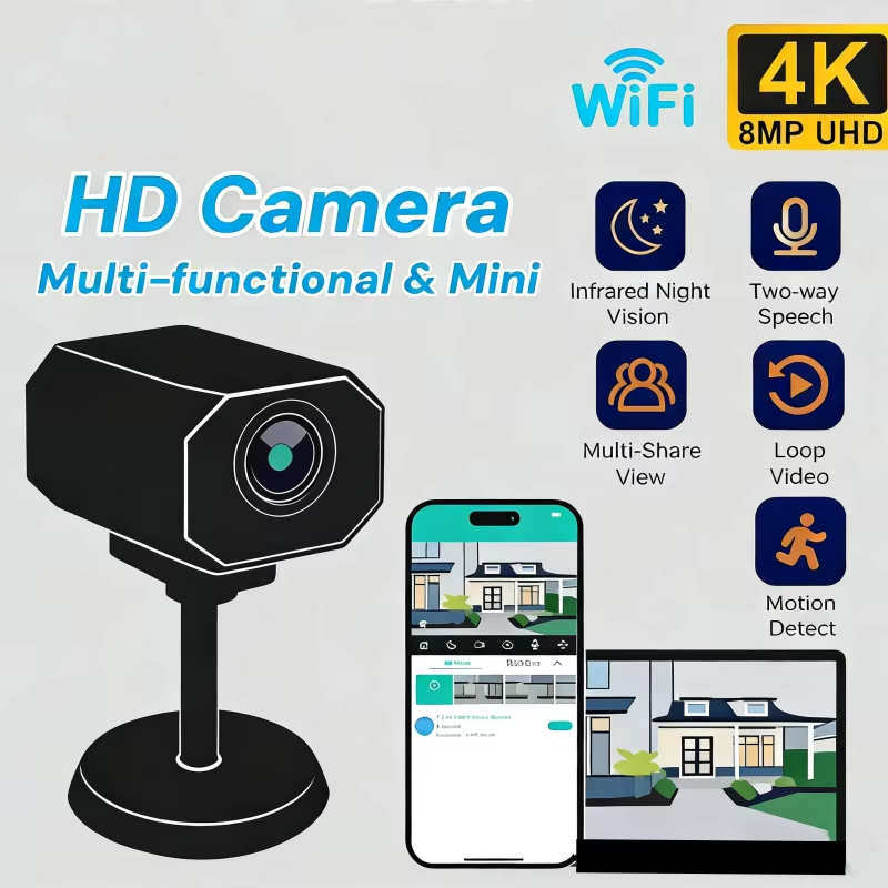 Smart Home Cctv - Kamera bezpieczeństwa 4K HD WiFi do