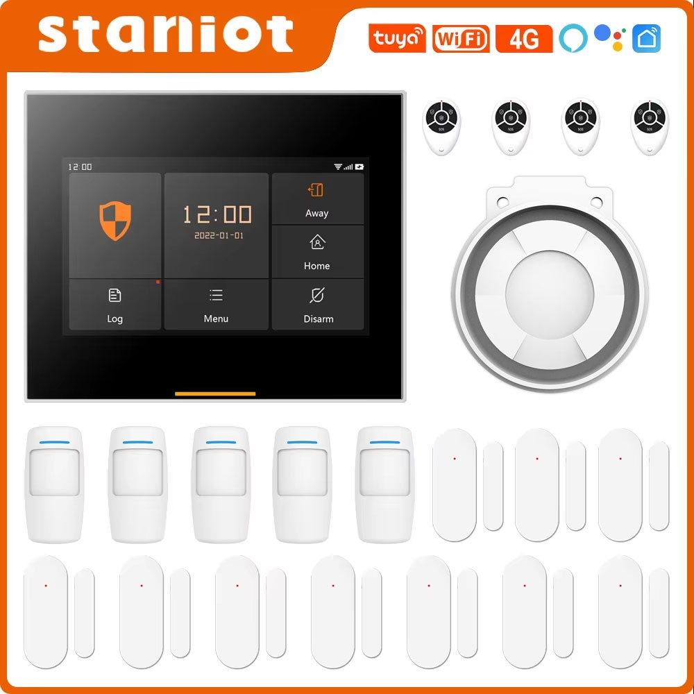 Smart Home Ecosystems - Zestawy bezprzewodowych systemów alarmowych Staniot 433MHz