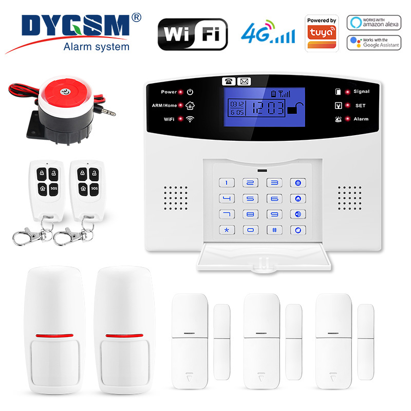 Smart Home Ecosystems - DYGSM Tuya Smart 4G+Wifi Bezprzewodowy System