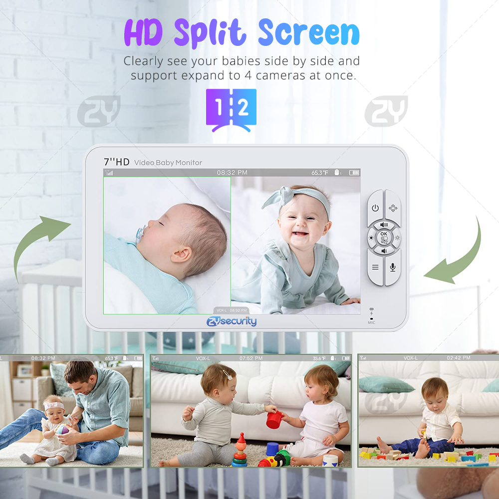 7,0-calowa niania wideo HD z d – Smart Home Battery Camera recenzja i cena