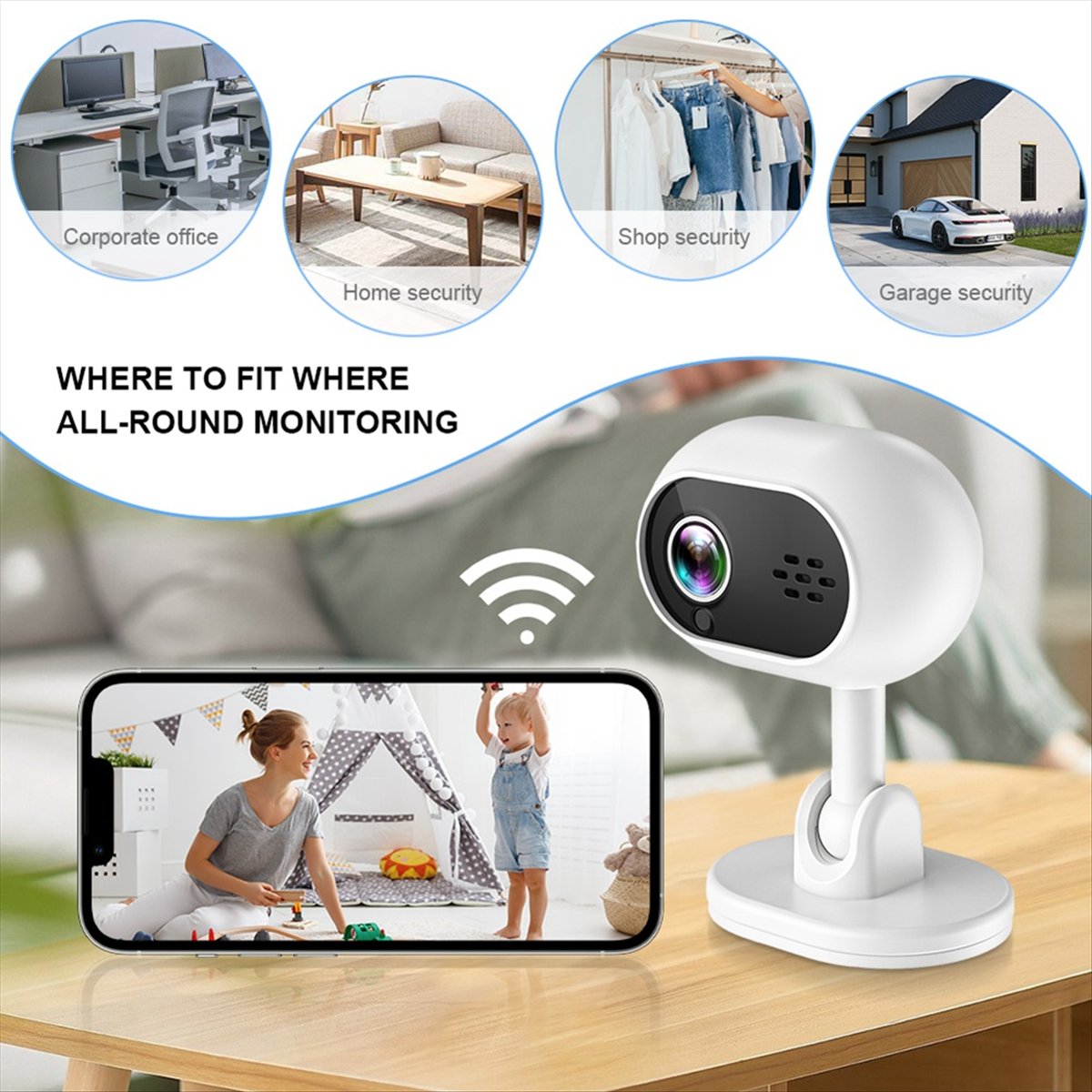 Inteligentna mini kamera IP Wi – Smart Home Cctv recenzja i cena