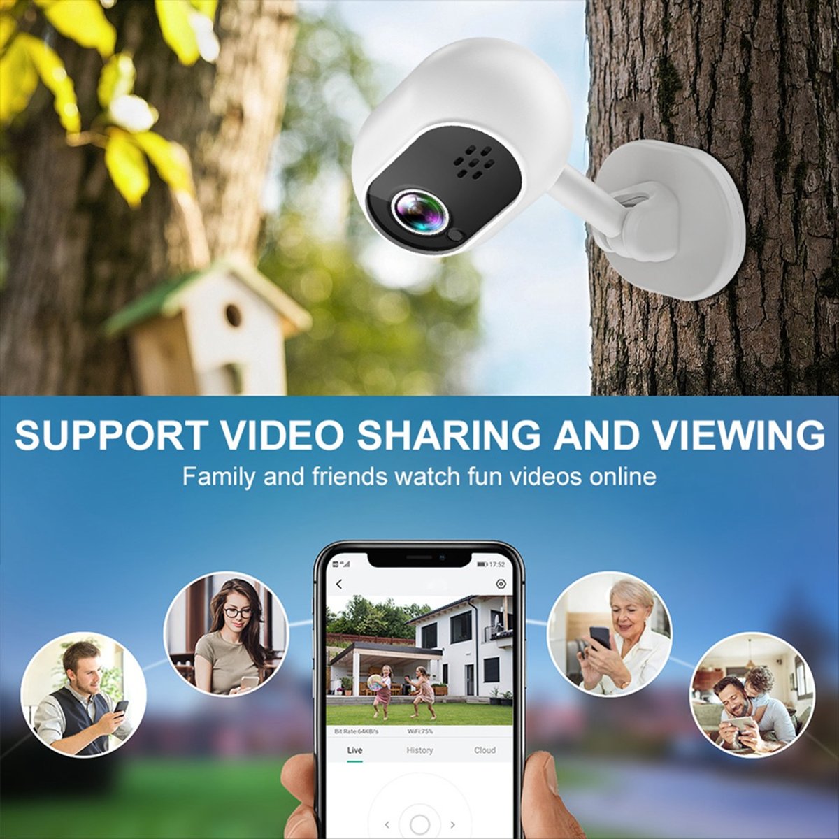 Inteligentna mini kamera IP Wi – Smart Home Cctv recenzja i cena