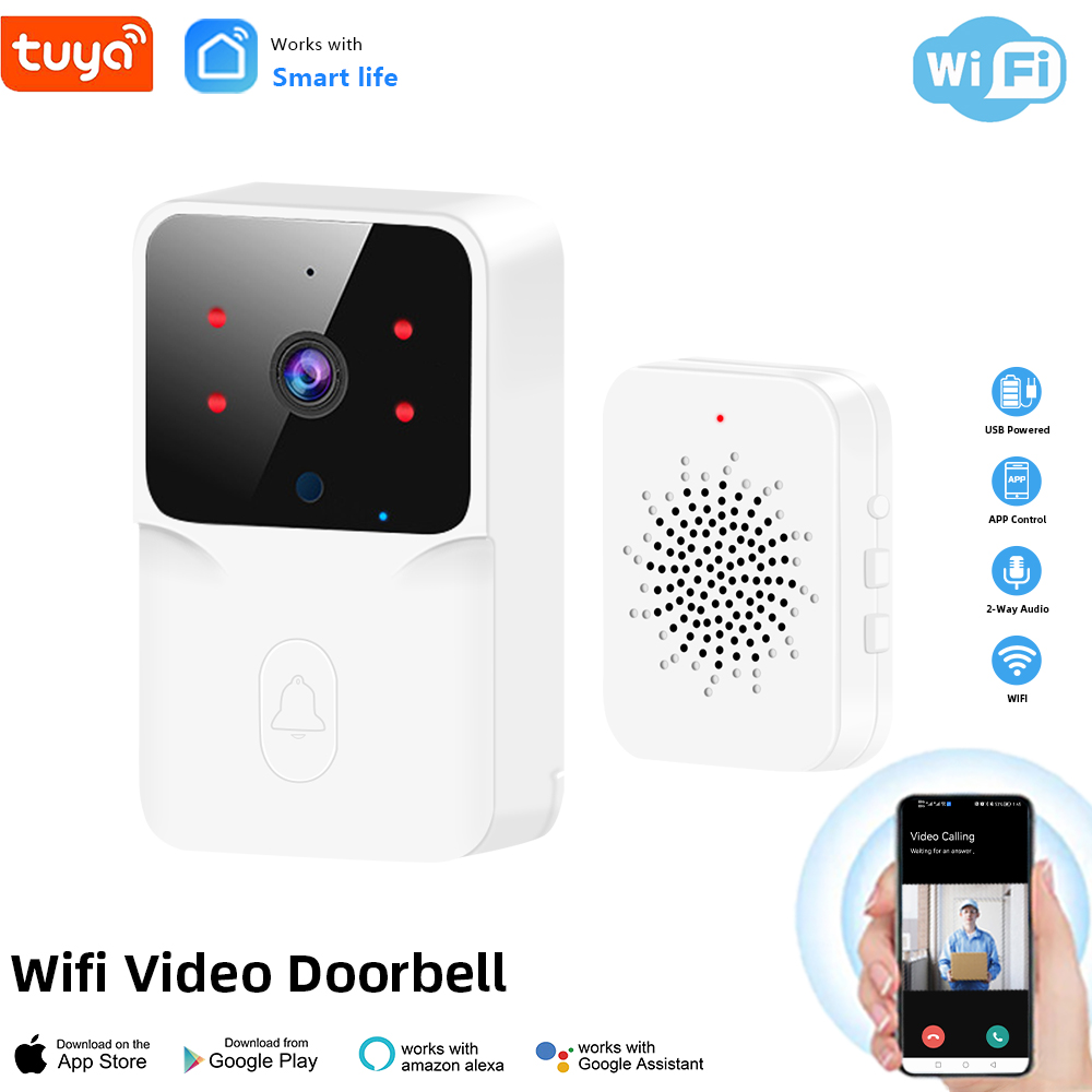 Tuya WiFi wideodomofon bezprze – Smart Home Video Doorbell Enhanced Security With Smart Doorbell recenzja i cena