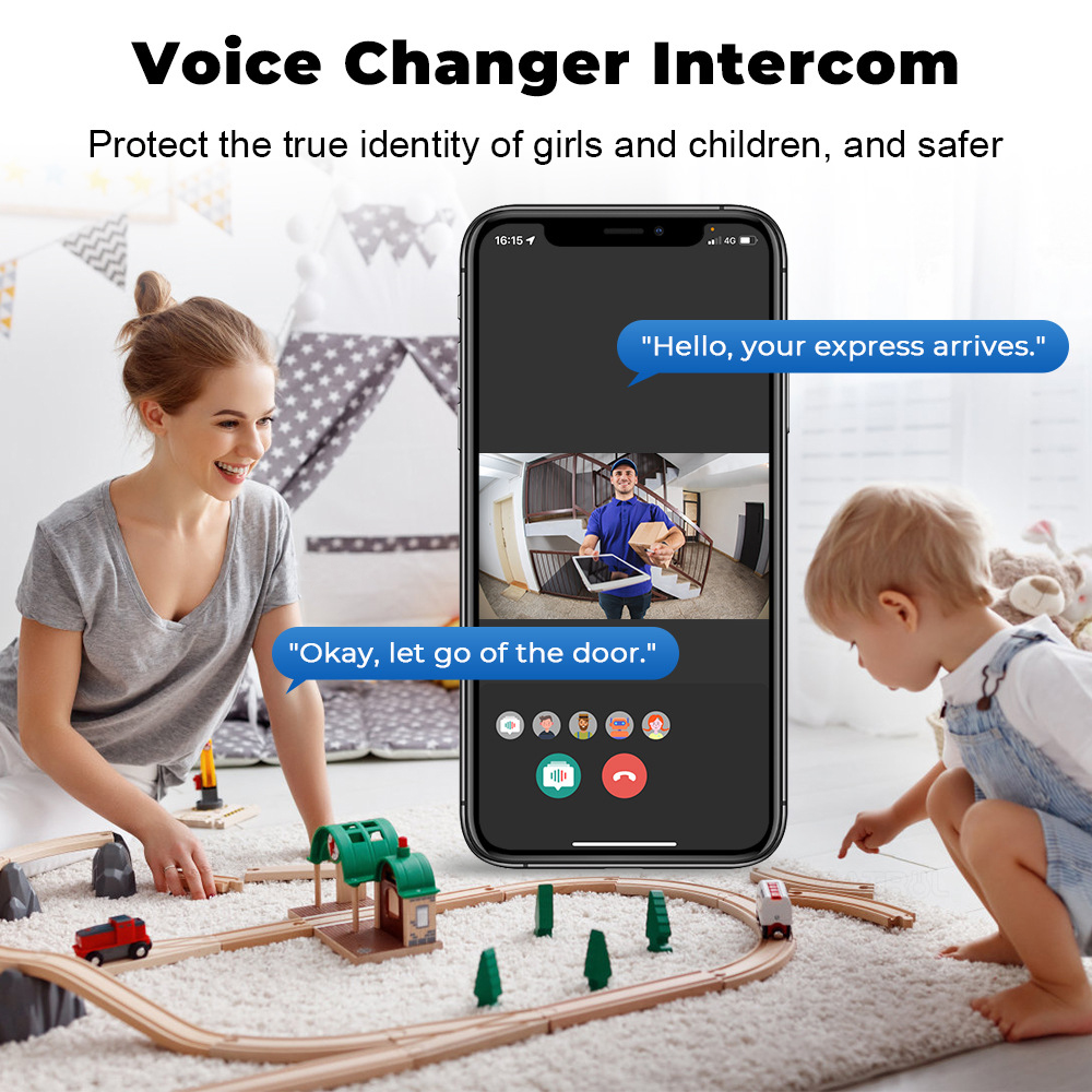 Tuya WiFi wideodomofon bezprze – Smart Home Video Doorbell Enhanced Security With Smart Doorbell recenzja i cena