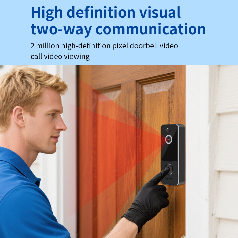 Dzwonek do drzwi z kamerą 1080 – Smart Home Video Doorbell Enhanced Security With Smart Doorbell recenzja i cena