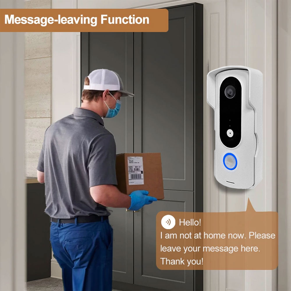 2-przewodowy inteligentny dom  – Smart Home Video Doorbell Enhanced Security With Smart Doorbell recenzja i cena