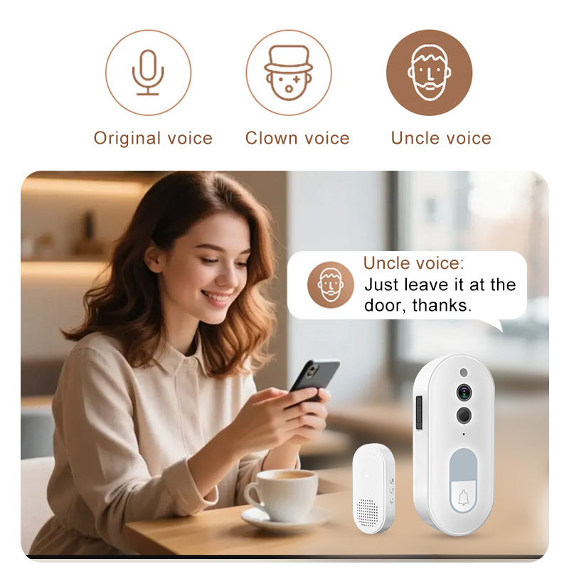 Inteligentny wideodomofon Tuya – Smart Home Video Doorbell Enhanced Security With Smart Doorbell recenzja i cena