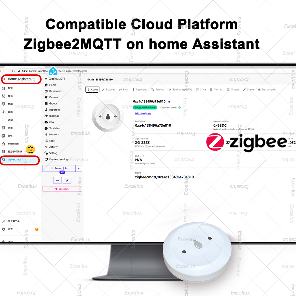 Detektor wody Zigbee czujnik w – Smart Home Monitoring recenzja i cena