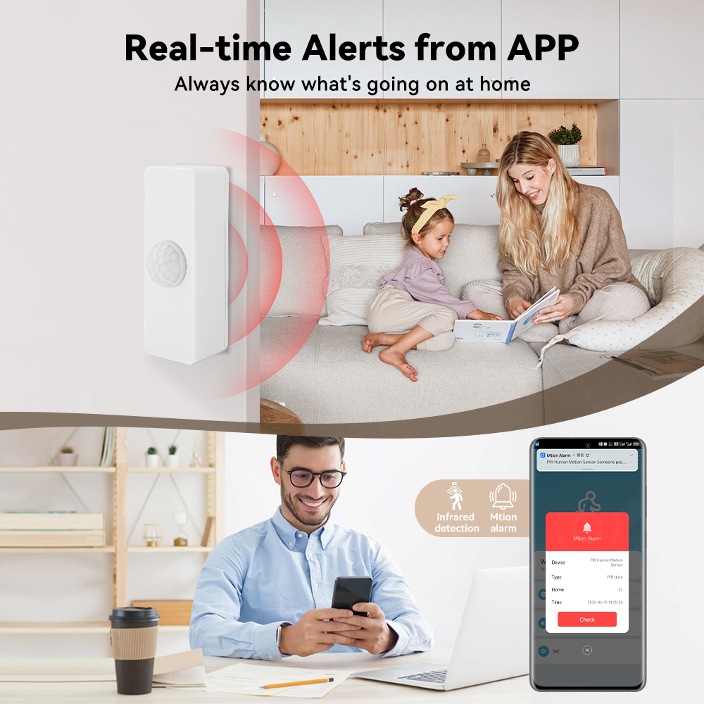 Czujnik ruchu PIR Tuya Smart,  – Smart Home Monitoring recenzja i cena