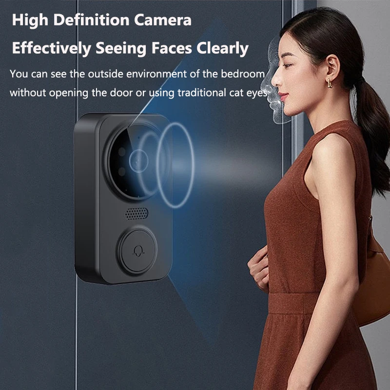 Dzwonek wideo WiFi bezprzewodo – Smart Home Video Doorbell Enhanced Security With Smart Doorbell recenzja i cena