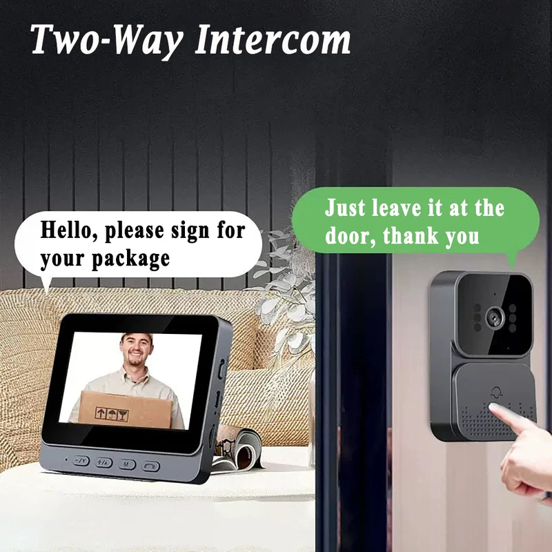 Inteligentny dzwonek do drzwi  – Smart Home Video Doorbell Enhanced Security With Smart Doorbell recenzja i cena