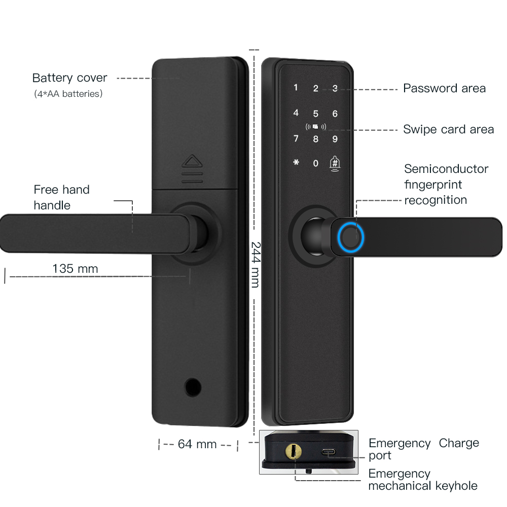 Inteligentny zamek do drzwi ko – Smart Home Lock recenzja i cena