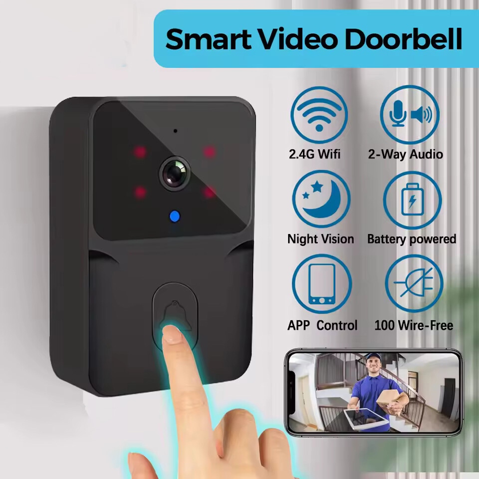 Bezprzewodowy wideodomofon WiF – Smart Home Video Doorbell Enhanced Security With Smart Doorbell recenzja i cena