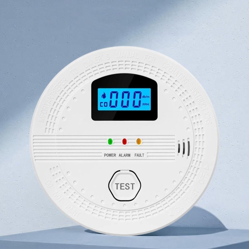 Cyfrowy wyświetlacz LCD 2 w 1, – Smart Smoke Detector recenzja i cena