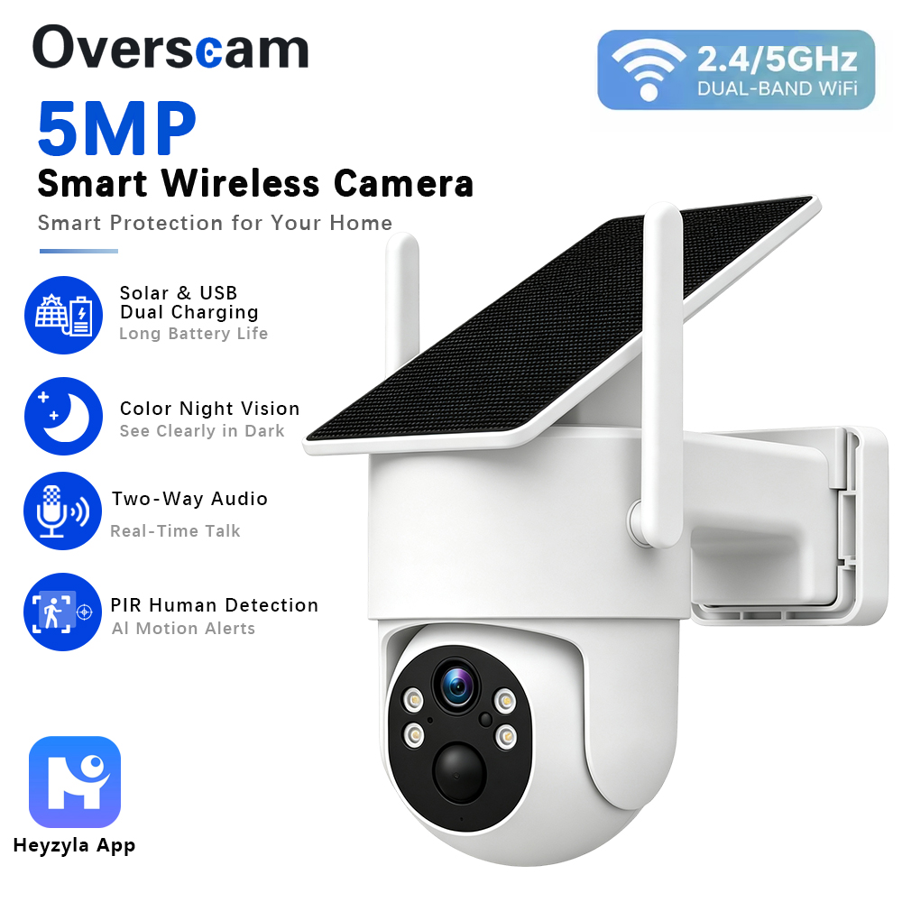 Kamera PTZ 5MP zasilana energi – Smart Home Outdoor Camera recenzja i cena