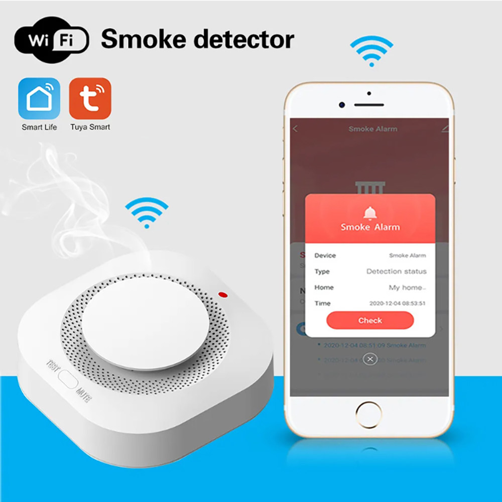Inteligentny czujnik dymu Tuya – Smart Smoke Detector recenzja i cena