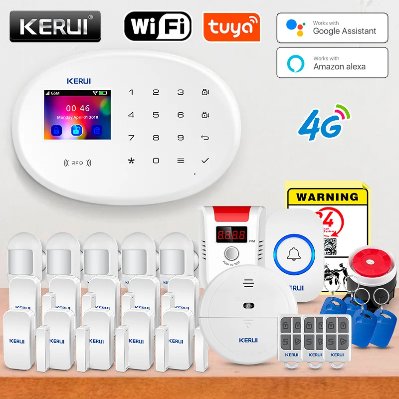 System alarmowy KERUI Tuya Sma – Smart Smoke Detector recenzja i cena