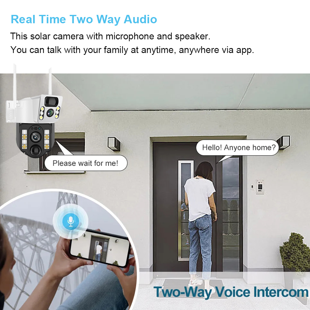 WiFi/4G kamera słoneczna IP ka – Smart Home Cctv recenzja i cena
