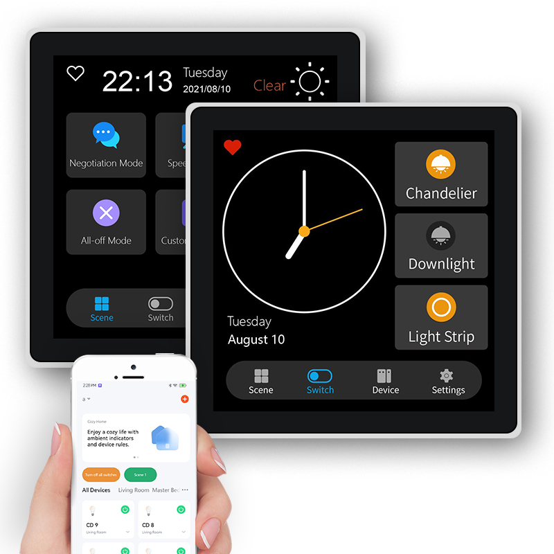 FUERS 4-calowy ekran dotykowy  – Smart Home Monitoring recenzja i cena