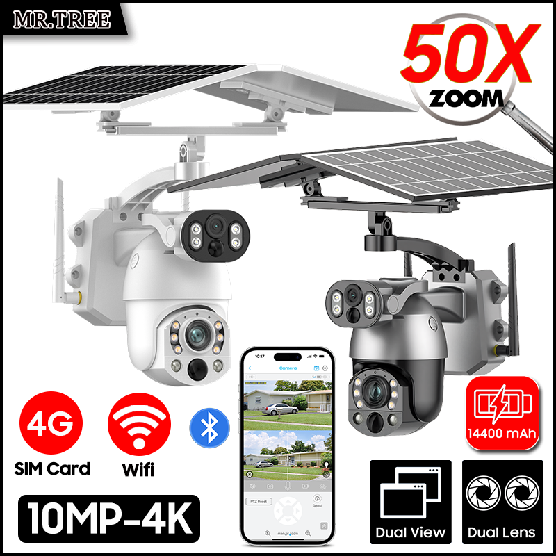 4K 50X Zoom optyczny Podwójny  – Smart Home Outdoor Camera recenzja i cena