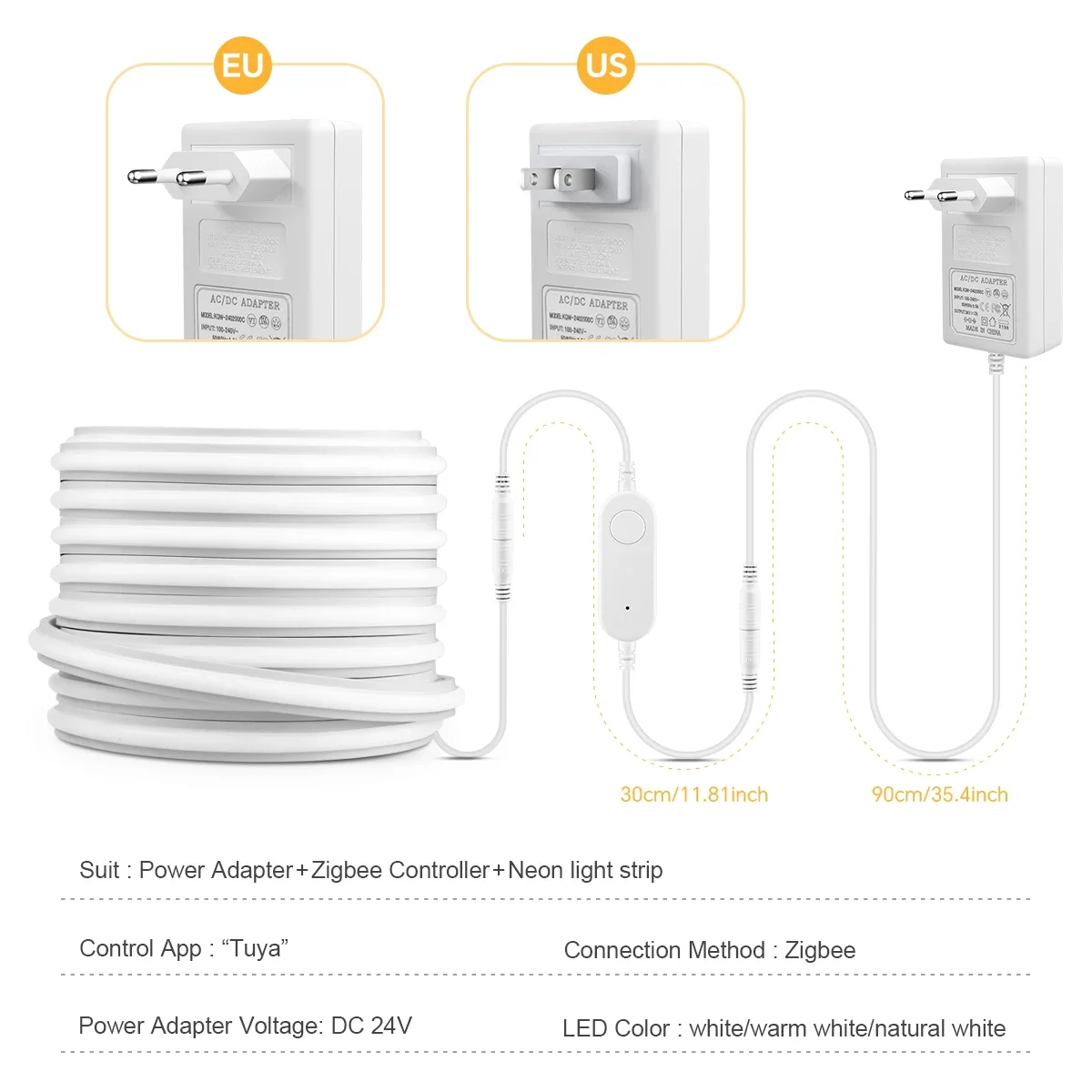 Taśma LED Neon Zigbee 3.0 24V  – Smart Home Kitchen recenzja i cena