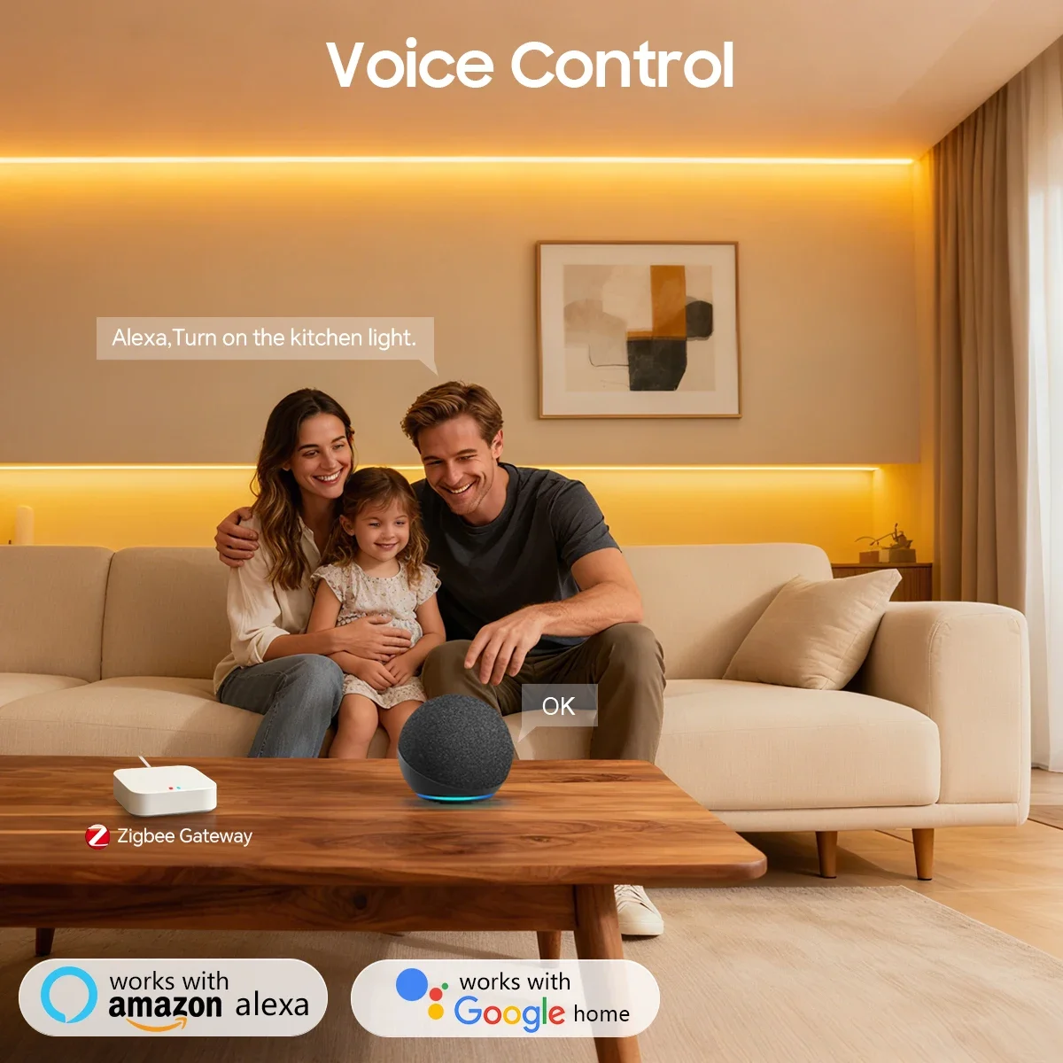 Taśma LED Neon Zigbee 3.0 24V  – Smart Home Kitchen recenzja i cena