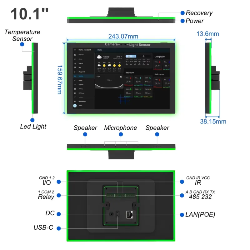 Panel Smart Home Home Assistan – Smart Home Monitoring recenzja i cena