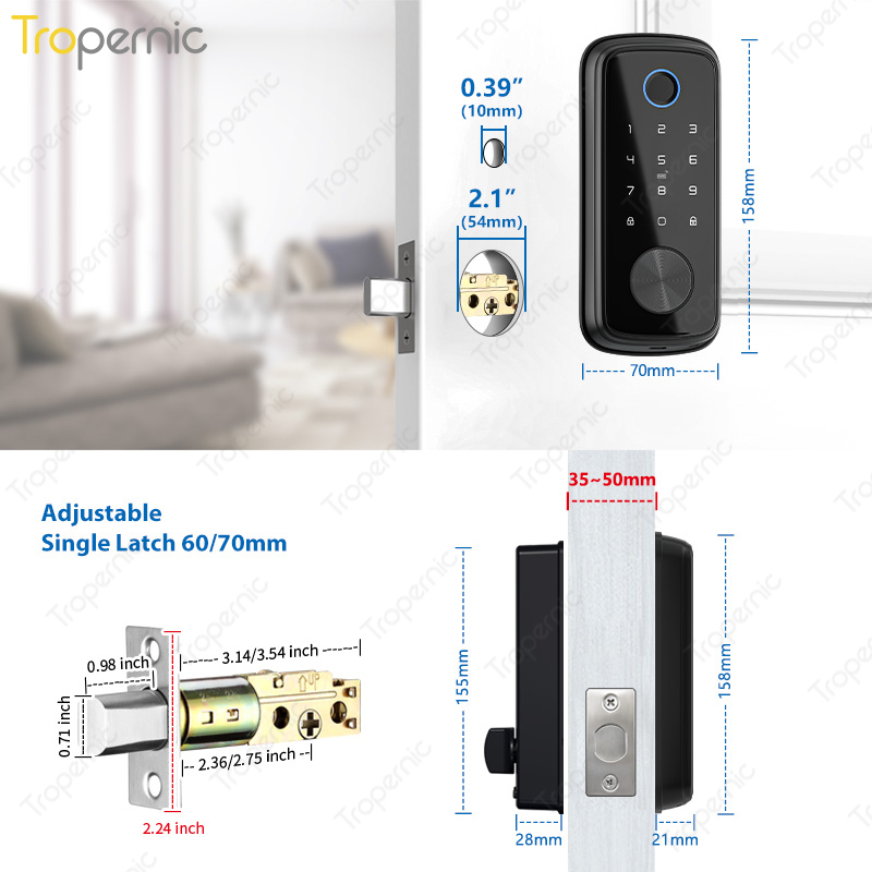 Tuya Zigbee zasuwka drzwi blok – Smart Home Lock recenzja i cena